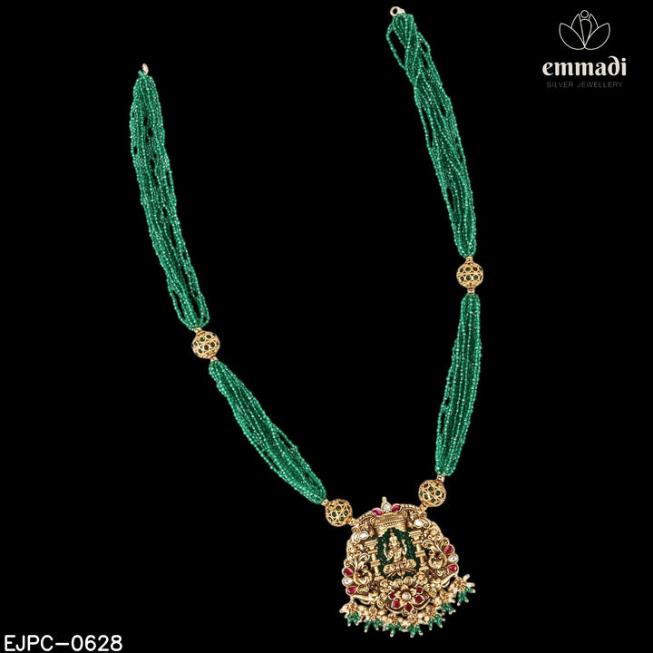 Long Necklace Premium Kundan Nakshi