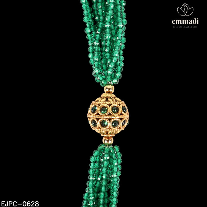 Long Necklace Premium Kundan Nakshi