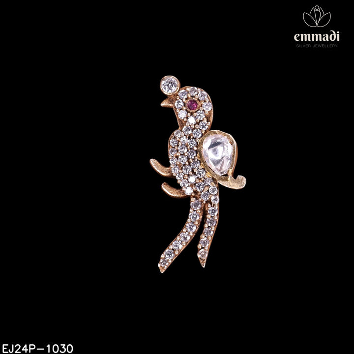 Pendant Brouch Moissanite