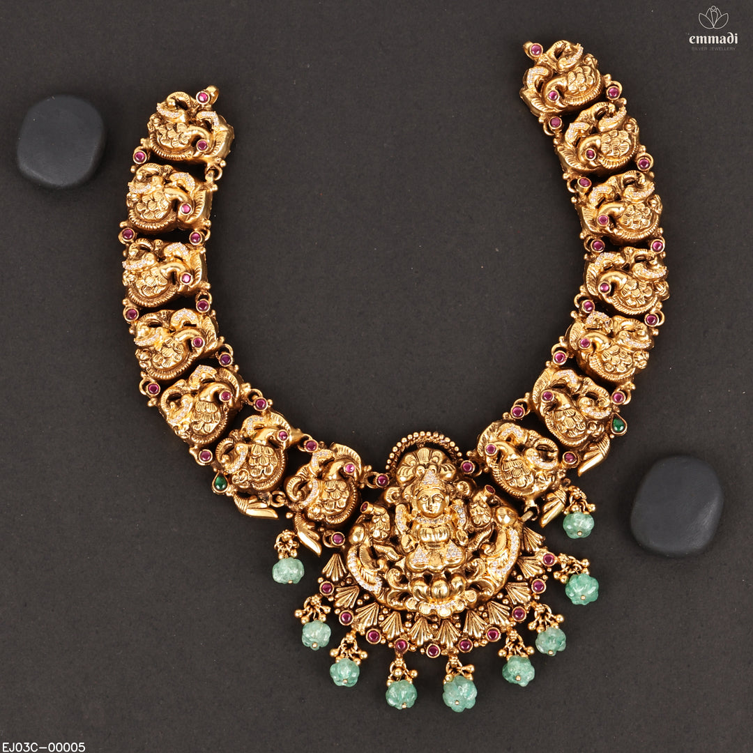Short Necklace Kundan Nakshi