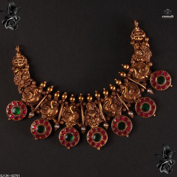 Short Necklace Kundan Nakshi