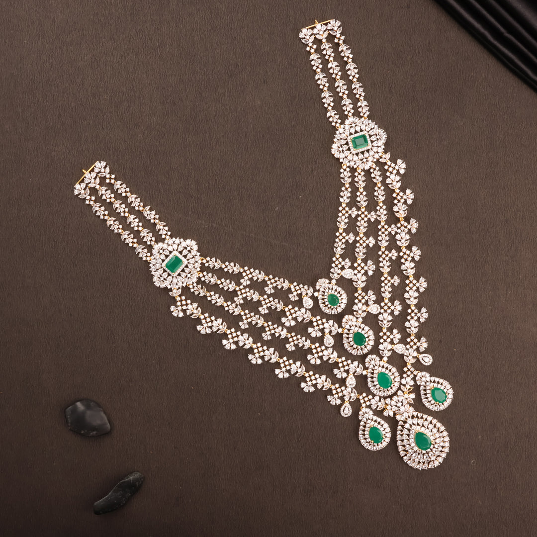 Long Necklace Premium Cz