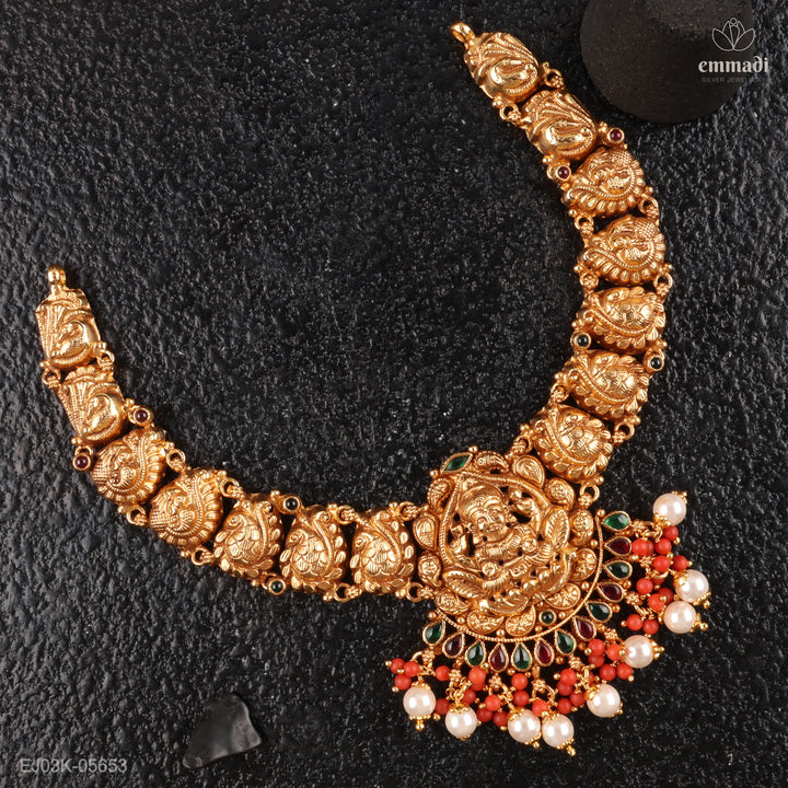 Short Necklace Kundan Nakshi