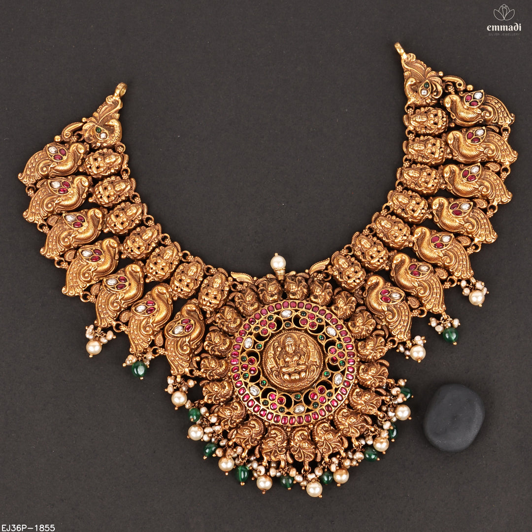 Short Necklace Kundan Nakshi