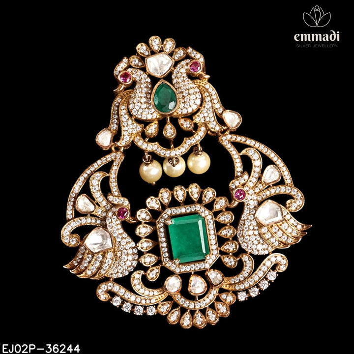 Pendant Brouch Moissanite