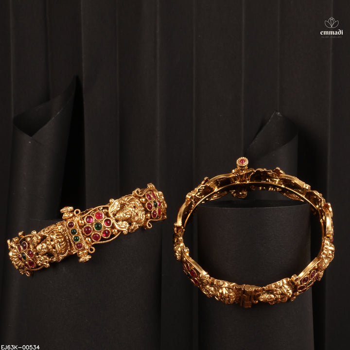 Bangles Kundan Nakshi