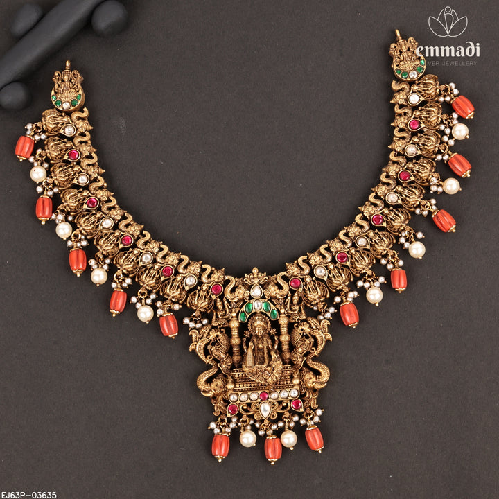 Short Necklace Kundan Nakshi