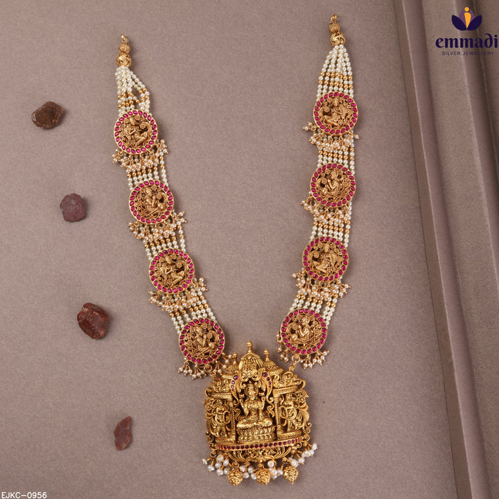 Long Necklace Kundan Nakshi