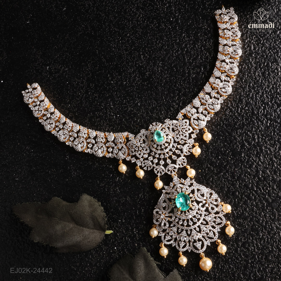 Short Necklace Premium Cz