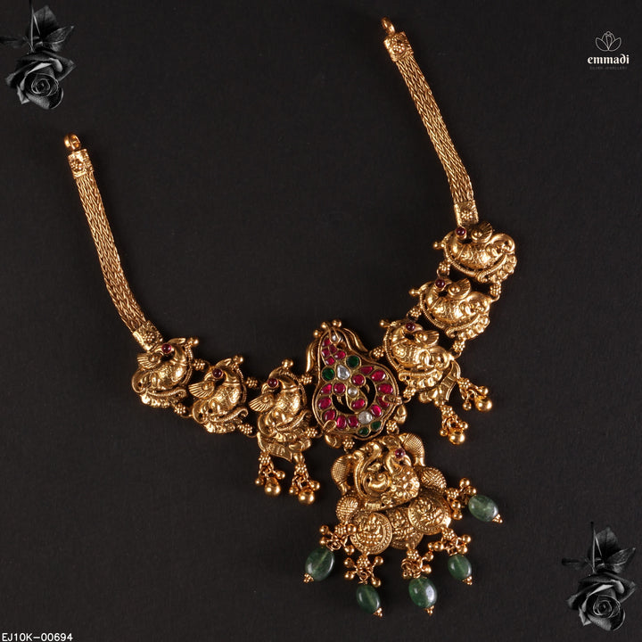 Short Necklace Kundan Nakshi