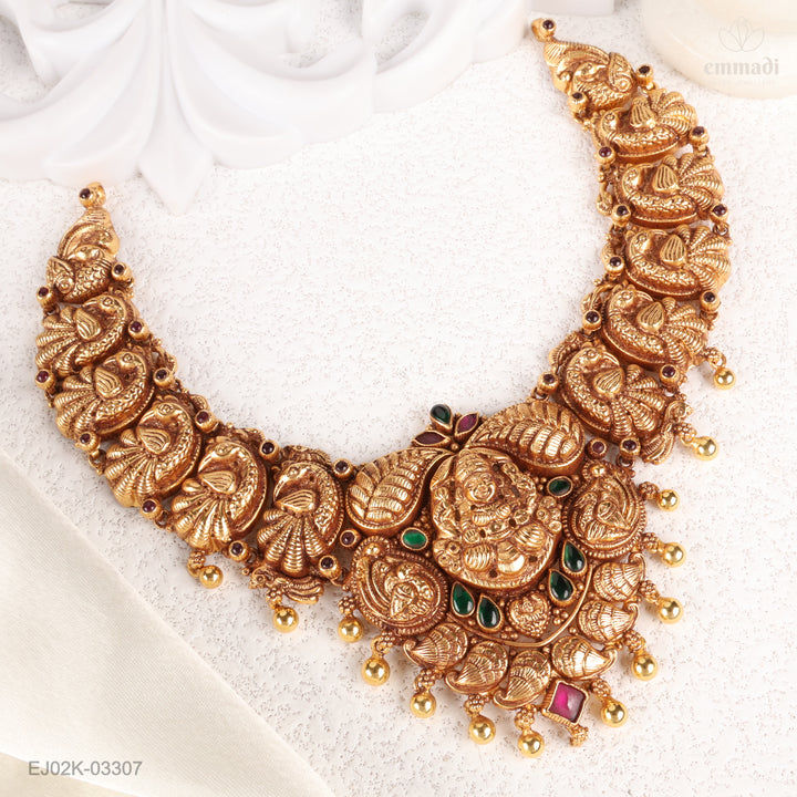 Short Necklace Kundan Nakshi