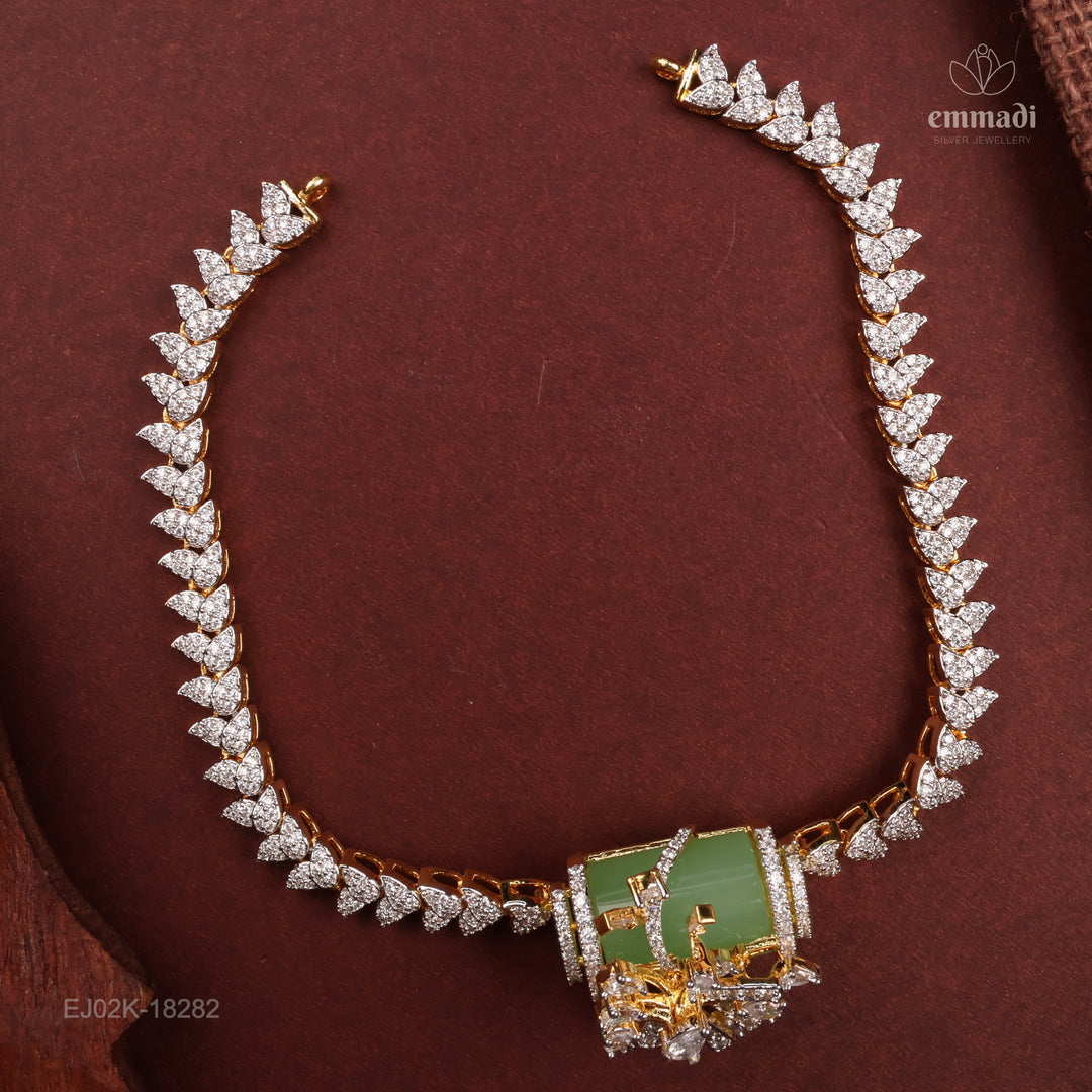 Short Necklace Premium Cz