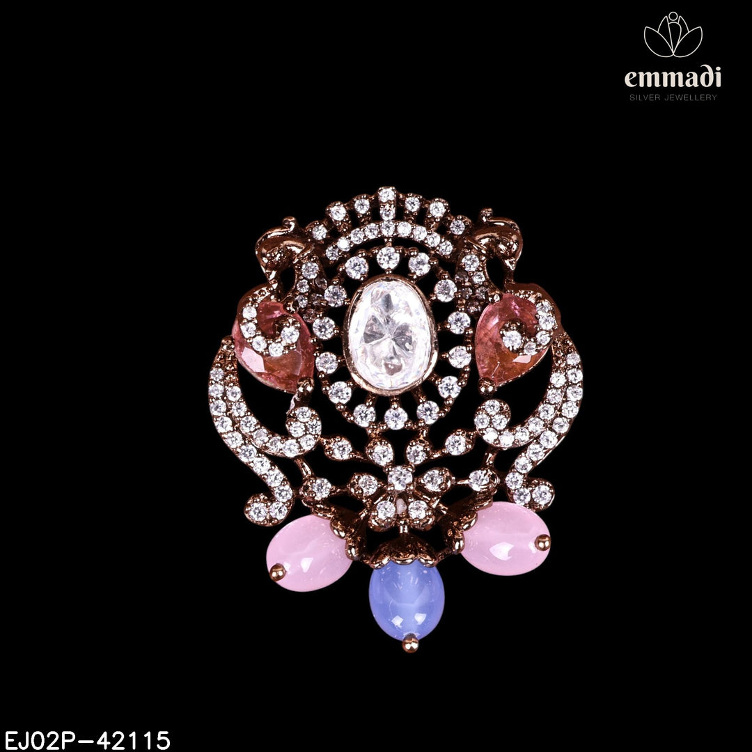 Pendant Brouch Moissanite