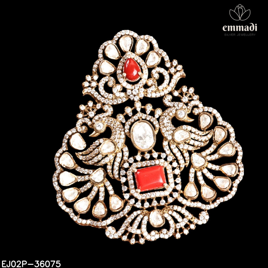 Pendant Brouch Moissanite