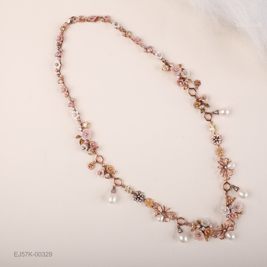 Short Necklace Gem Stone