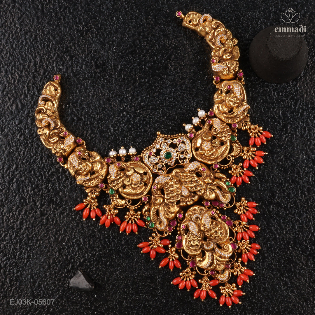 Short Necklace Kundan Nakshi