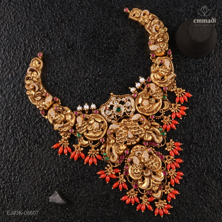 Short Necklace Kundan Nakshi