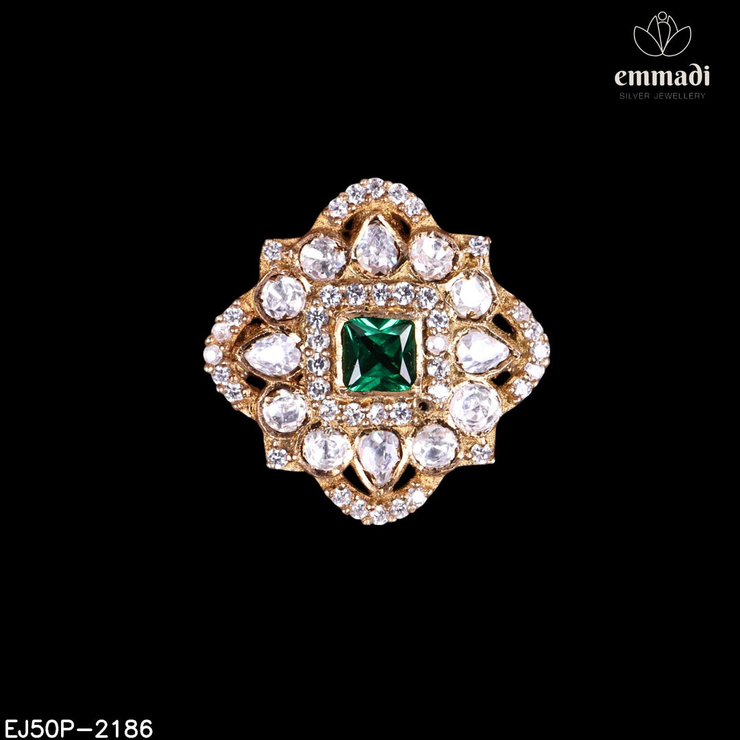 Pendant Brouch Moissanite