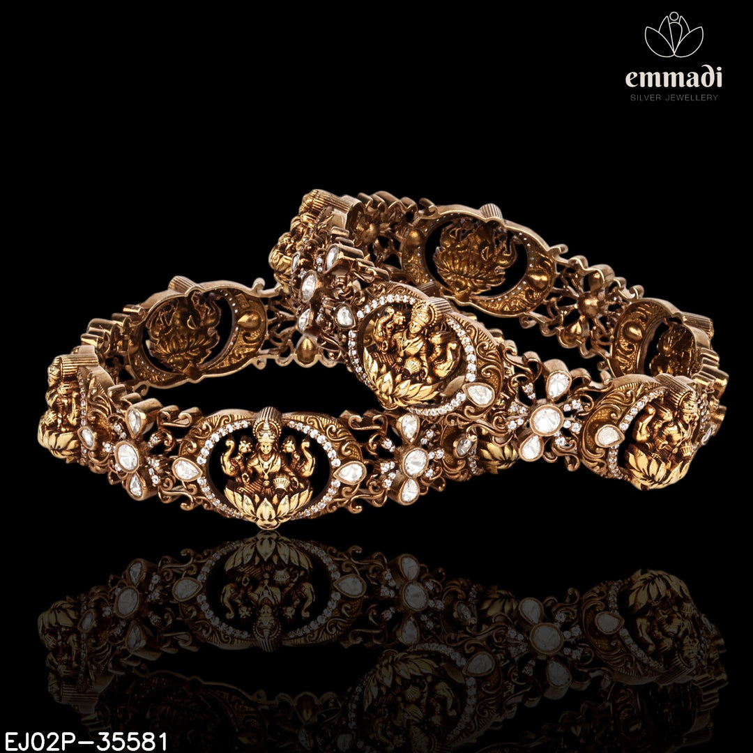 Bangles Moissanite Nakshi