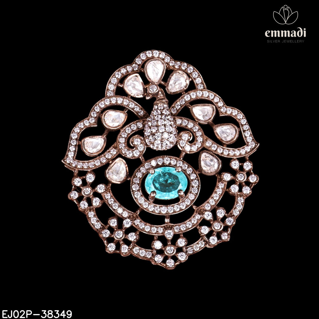 Pendant Brouch Moissanite