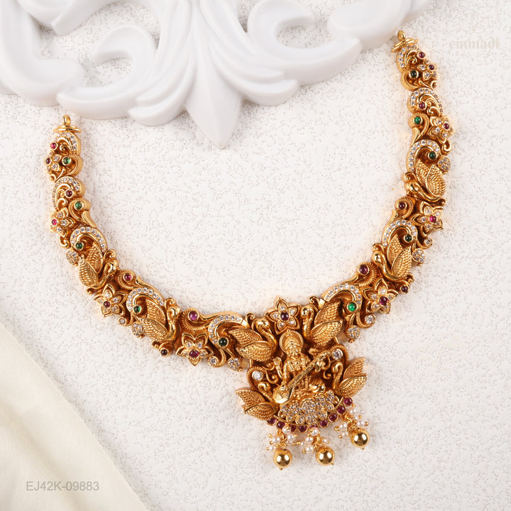 Short Necklace Premium Nakshi