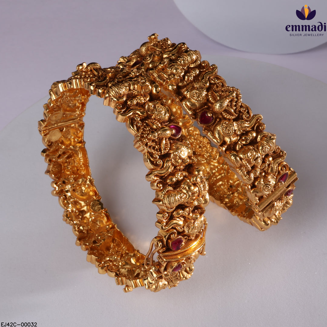 Bangles Premium Kundan Nakshi