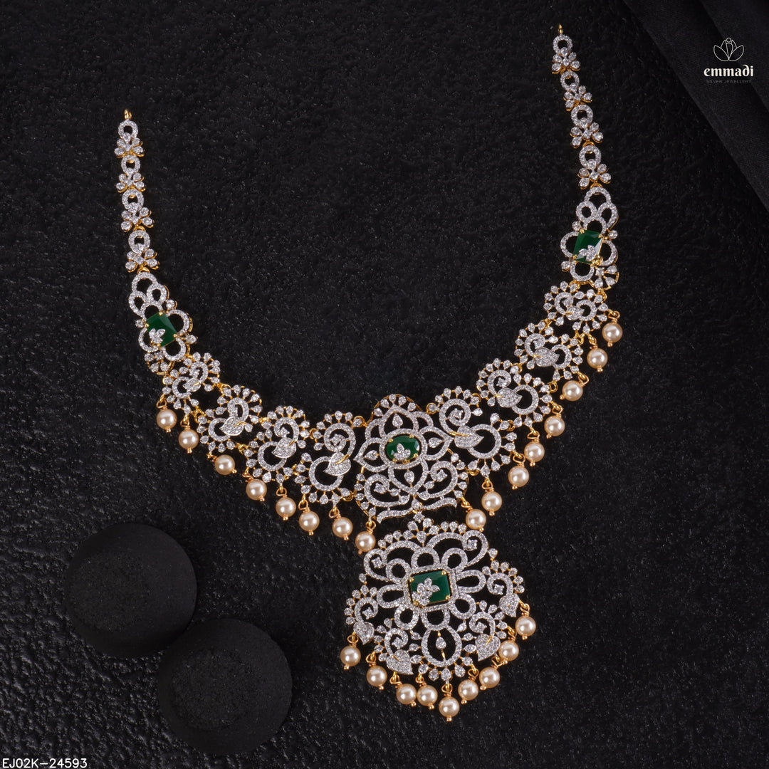 Short Necklace Premium Cz