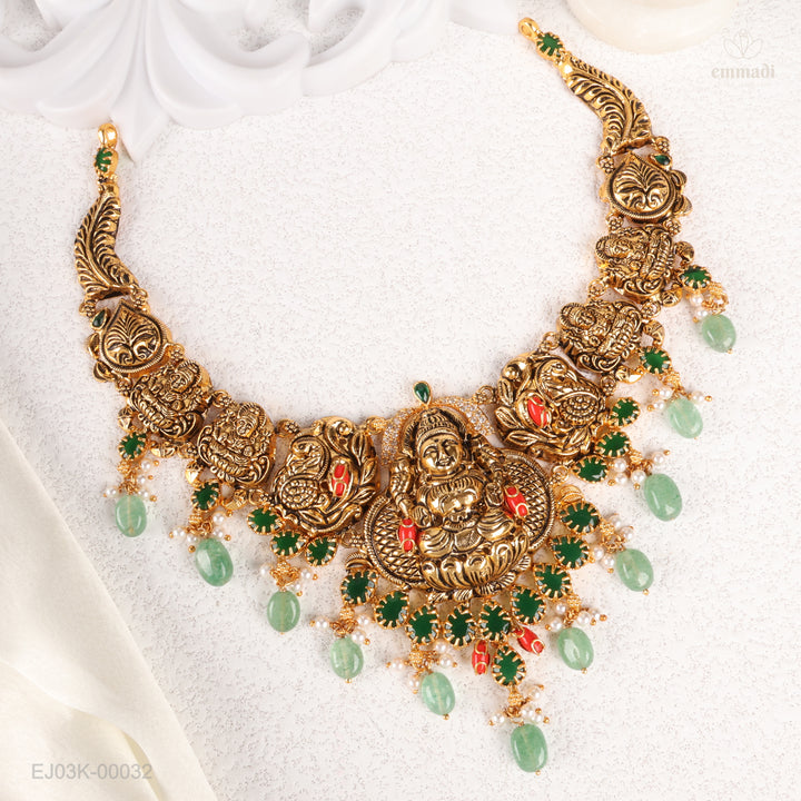 Short Necklace Kundan Nakshi