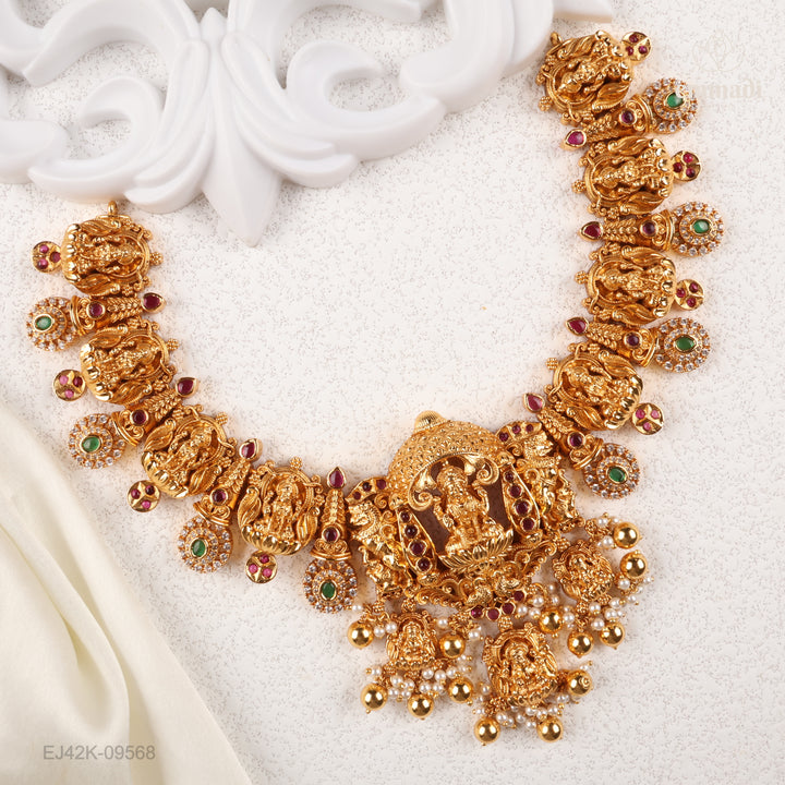 Short Necklace Premium Nakshi
