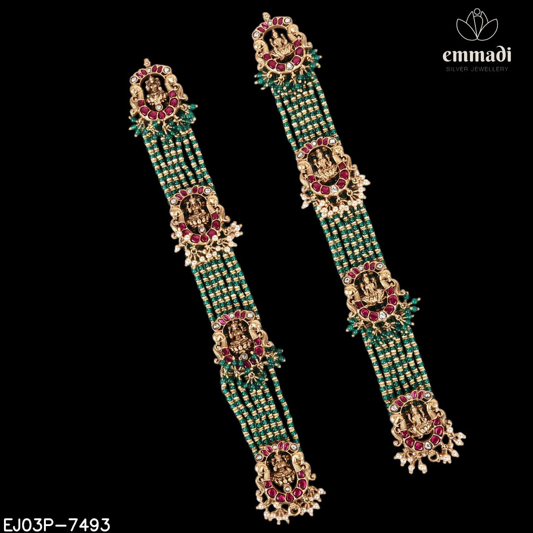 Long Necklace Kundan Nakshi