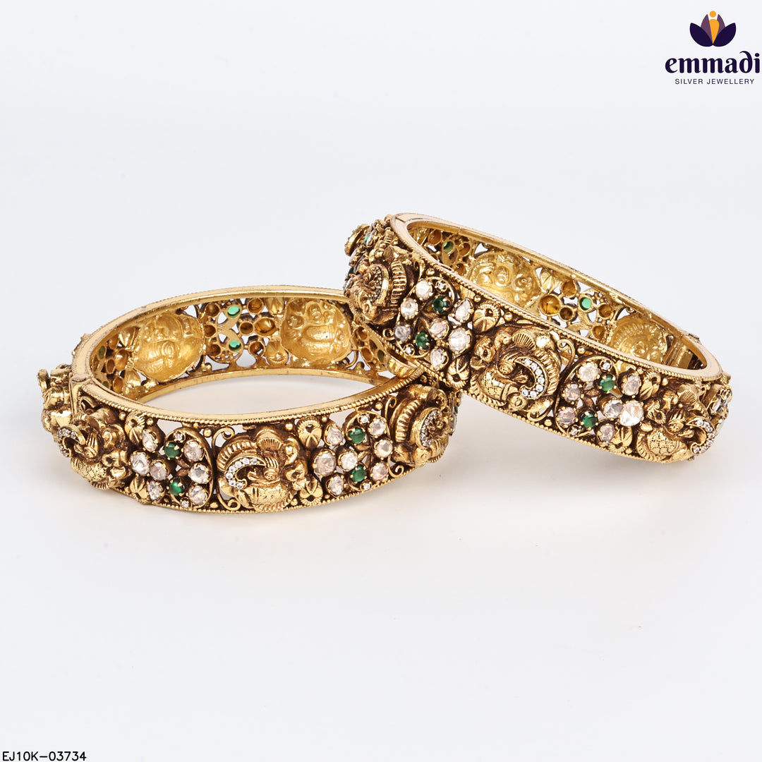 Bangles Moissanite Nakshi