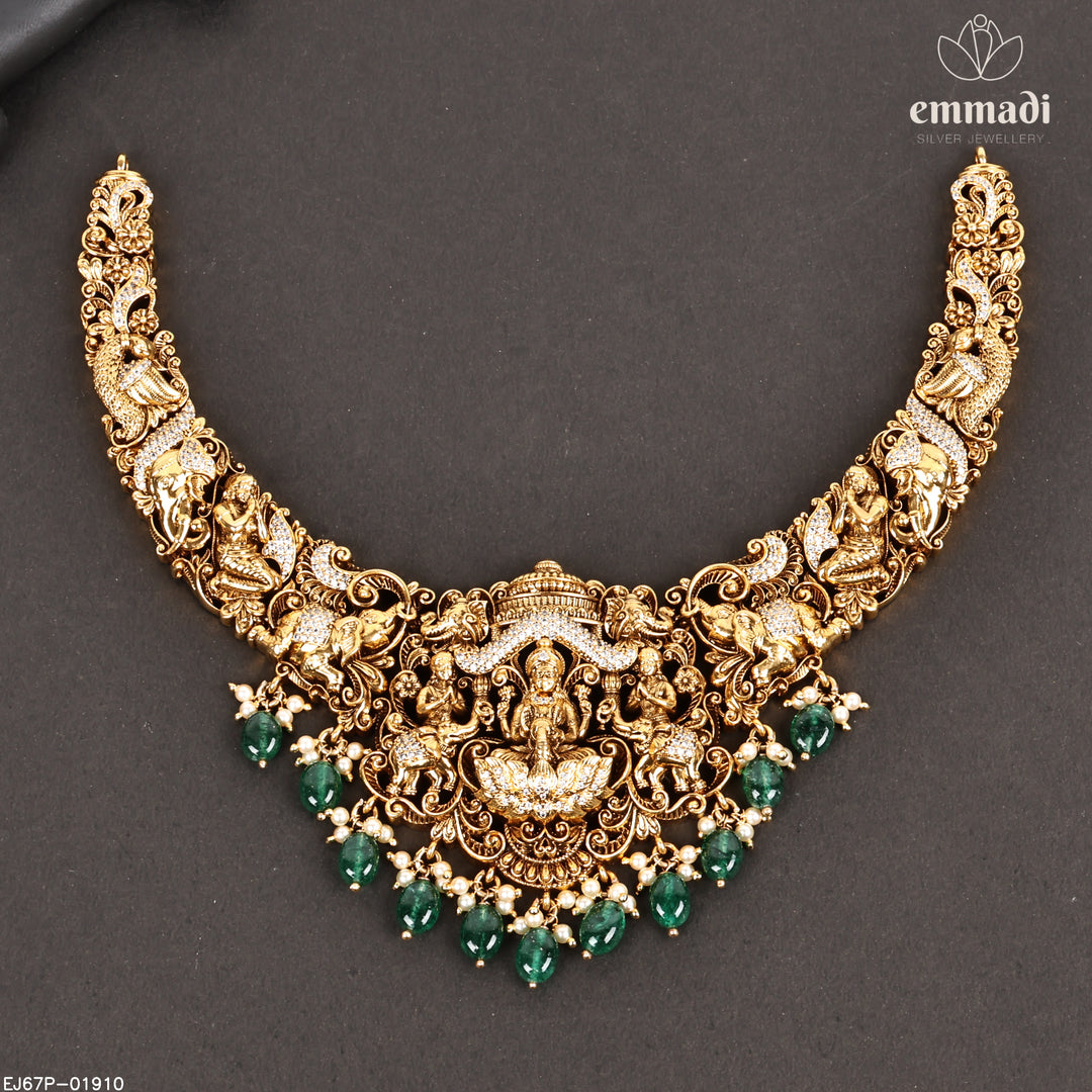 Short Necklace Premium Nakshi