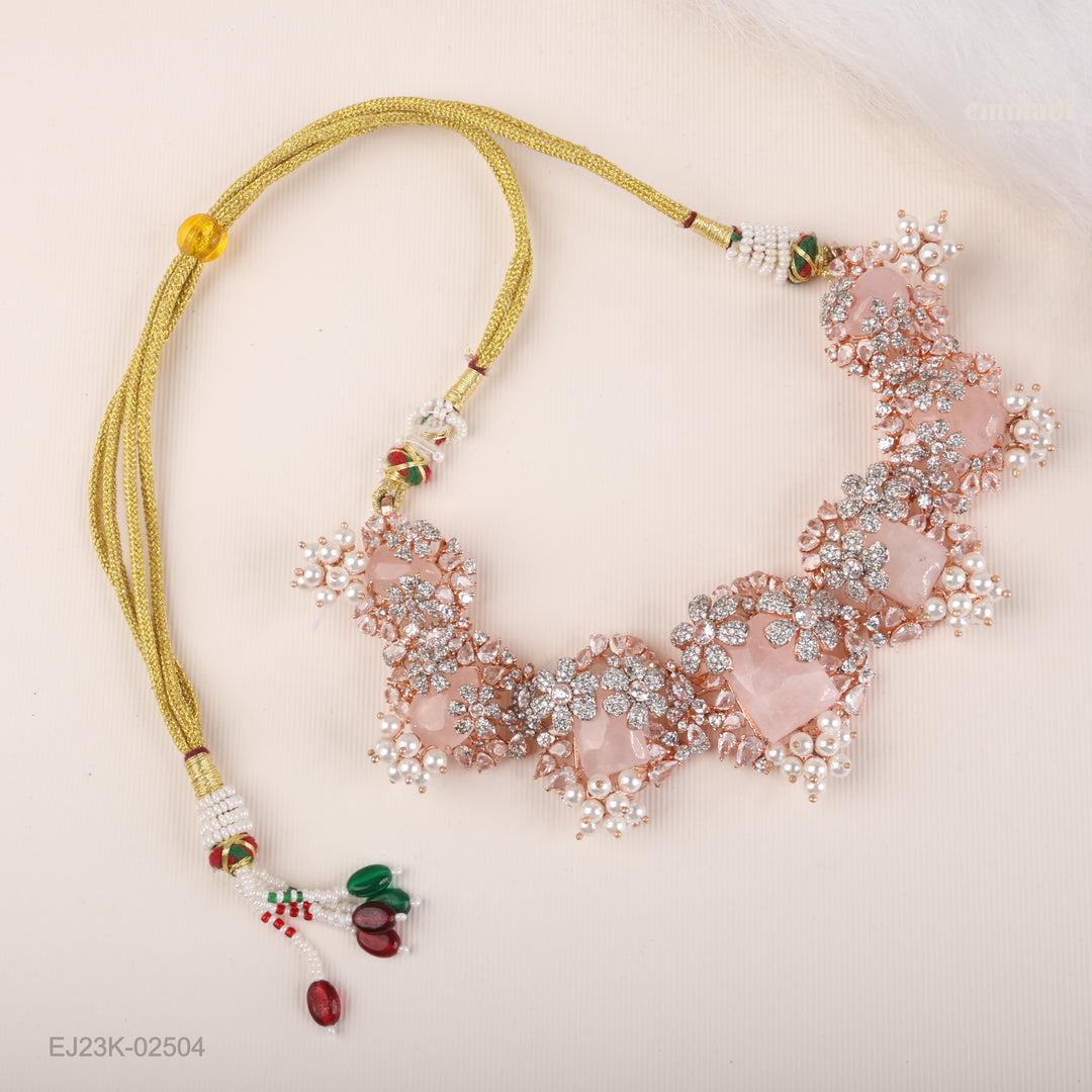 Short Necklace Gem Stone