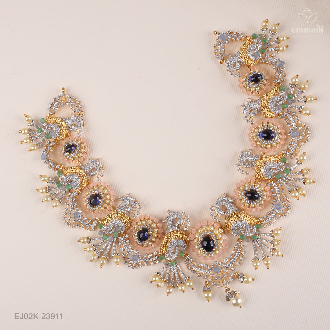 Short Necklace Gem Stone