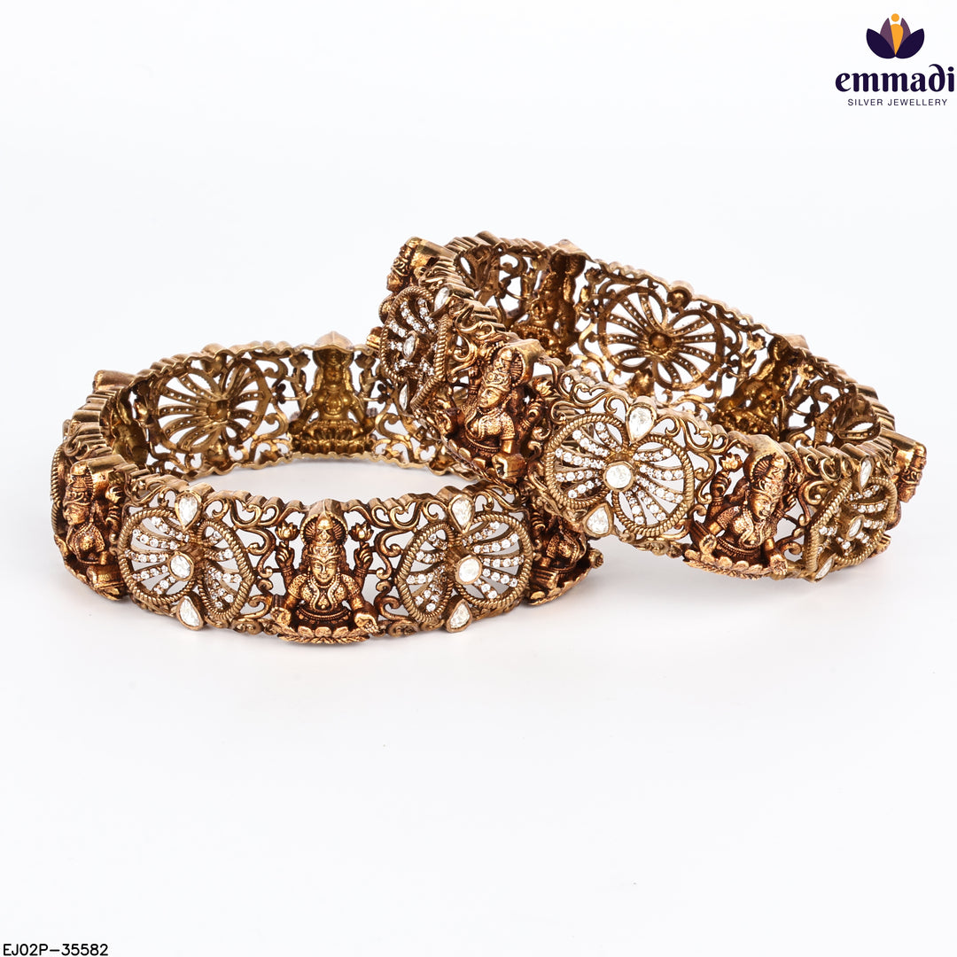Bangles Moissanite Nakshi