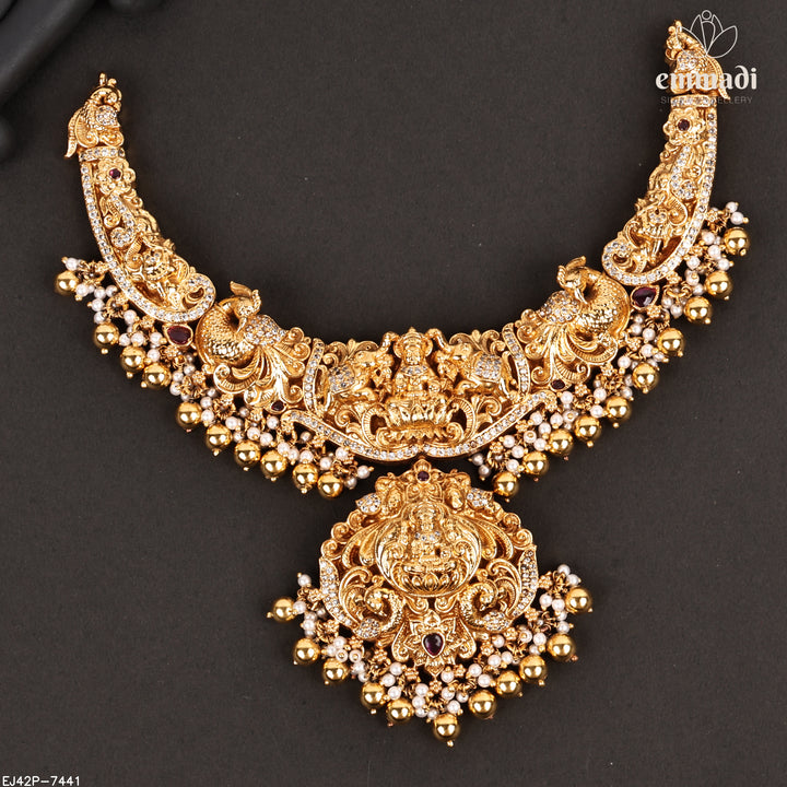 Short Necklace Premium Nakshi