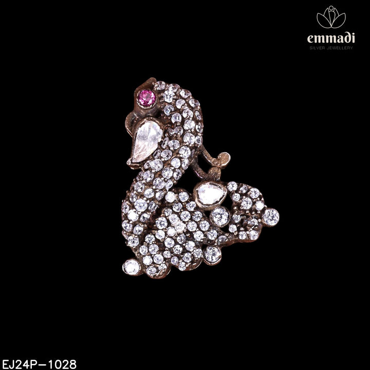 Pendant Brouch Moissanite