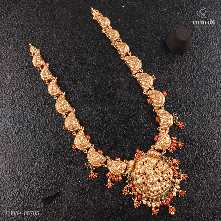 Long Necklace Kundan Nakshi