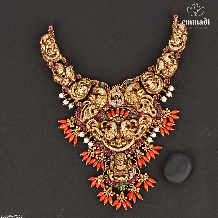 Short Necklace Kundan Nakshi