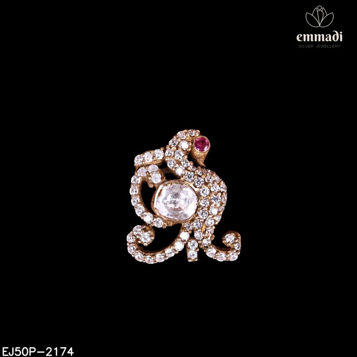 Pendant Brouch Moissanite