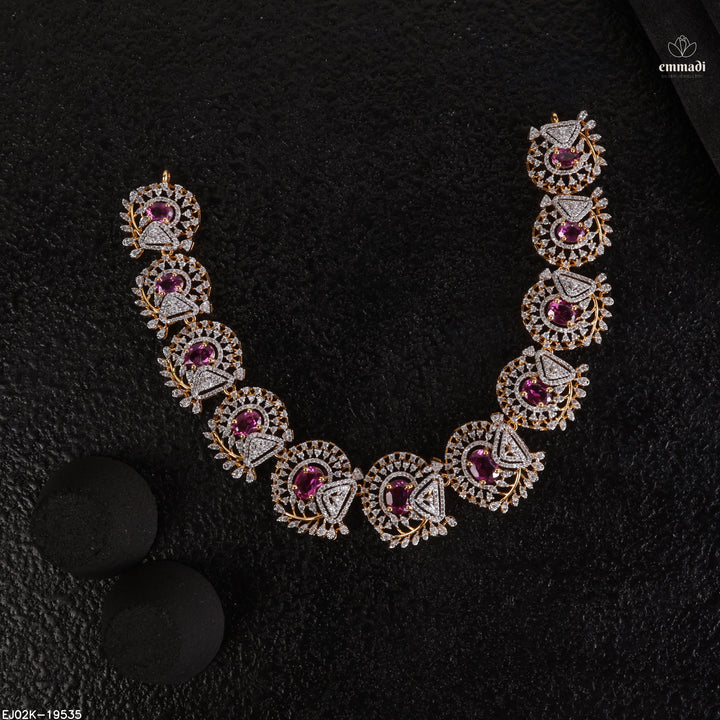 Short Necklace Premium Cz