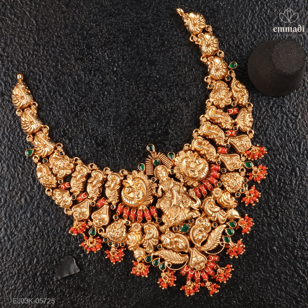 Short Necklace Kundan Nakshi