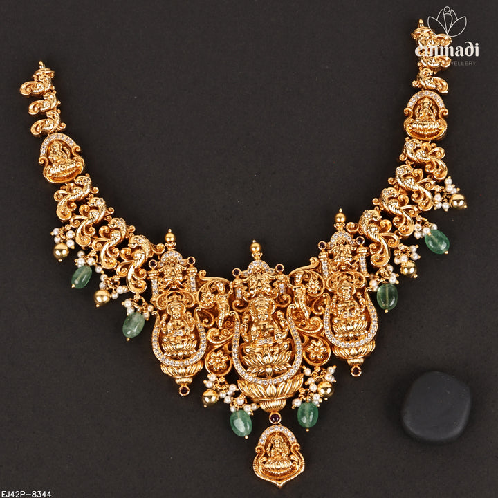 Short Necklace Premium Nakshi