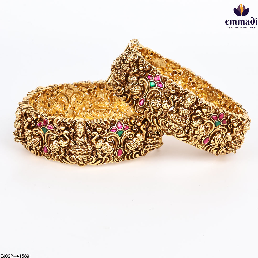 Bangles Premium Kundan Nakshi