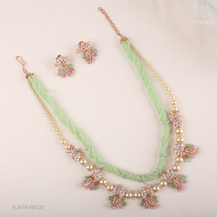 Short Necklace Gem Stone
