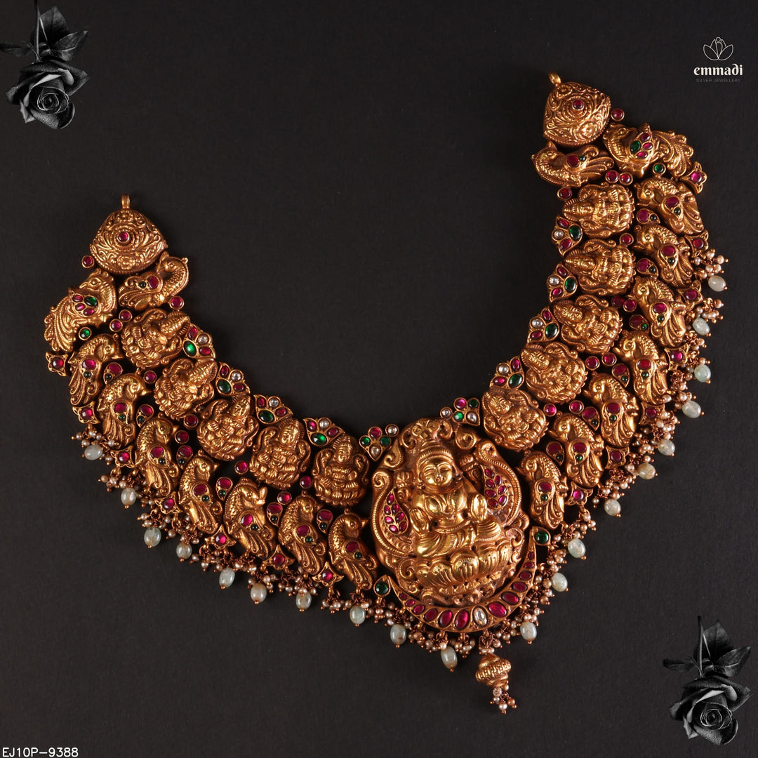 Short Necklace Kundan Nakshi