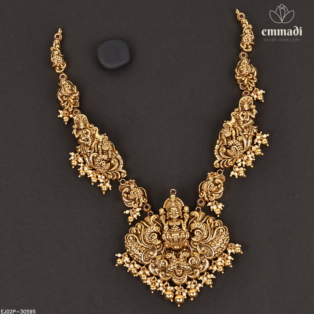 Short Necklace Premium Nakshi