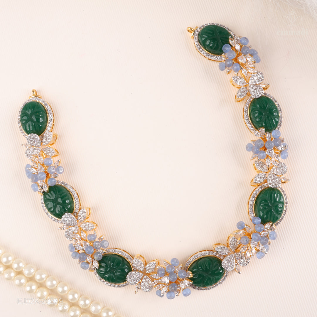 Short Necklace Gem Stone
