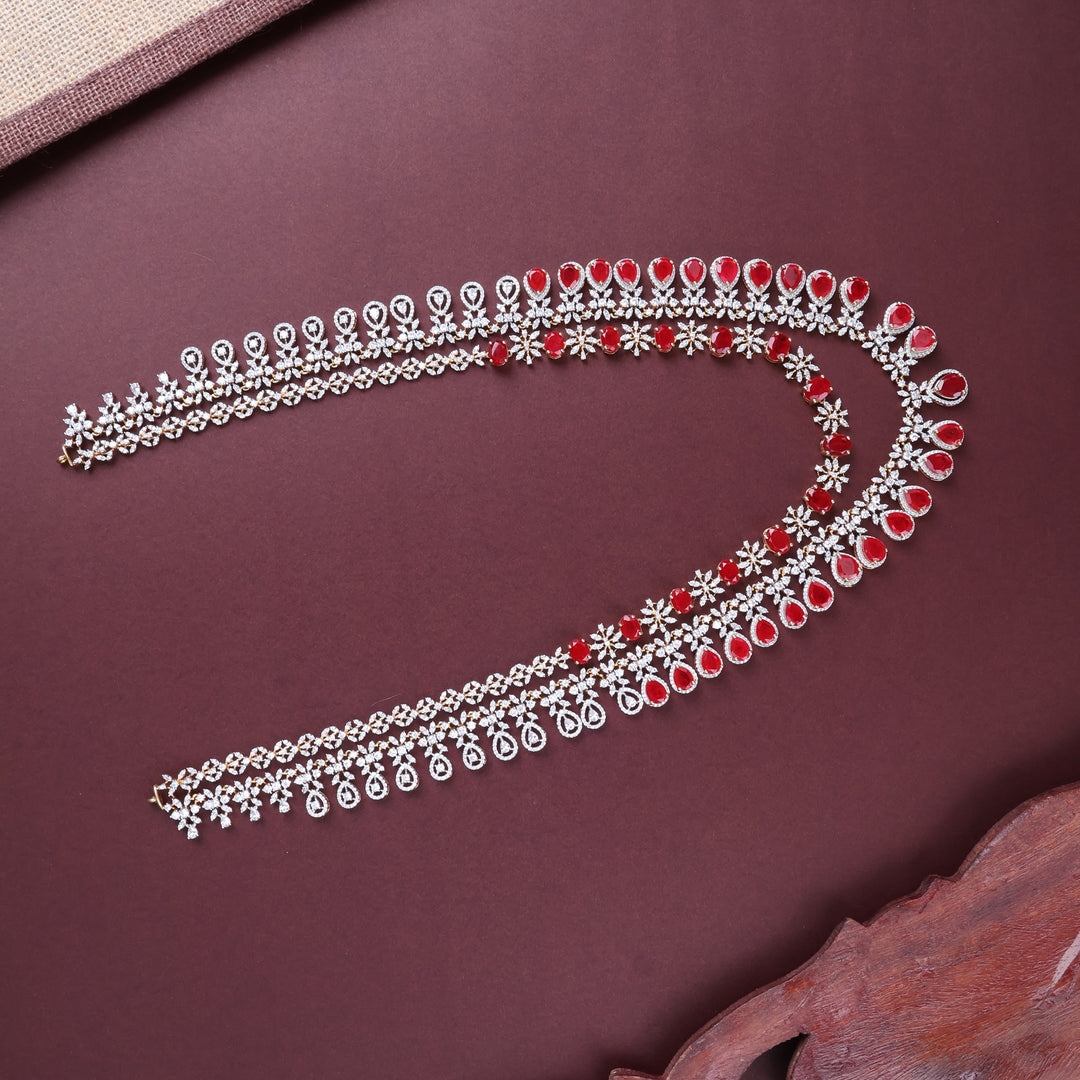 Long Necklace Premium Cz