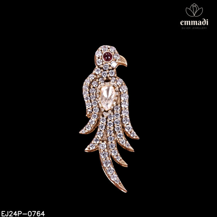 Pendant Brouch Moissanite